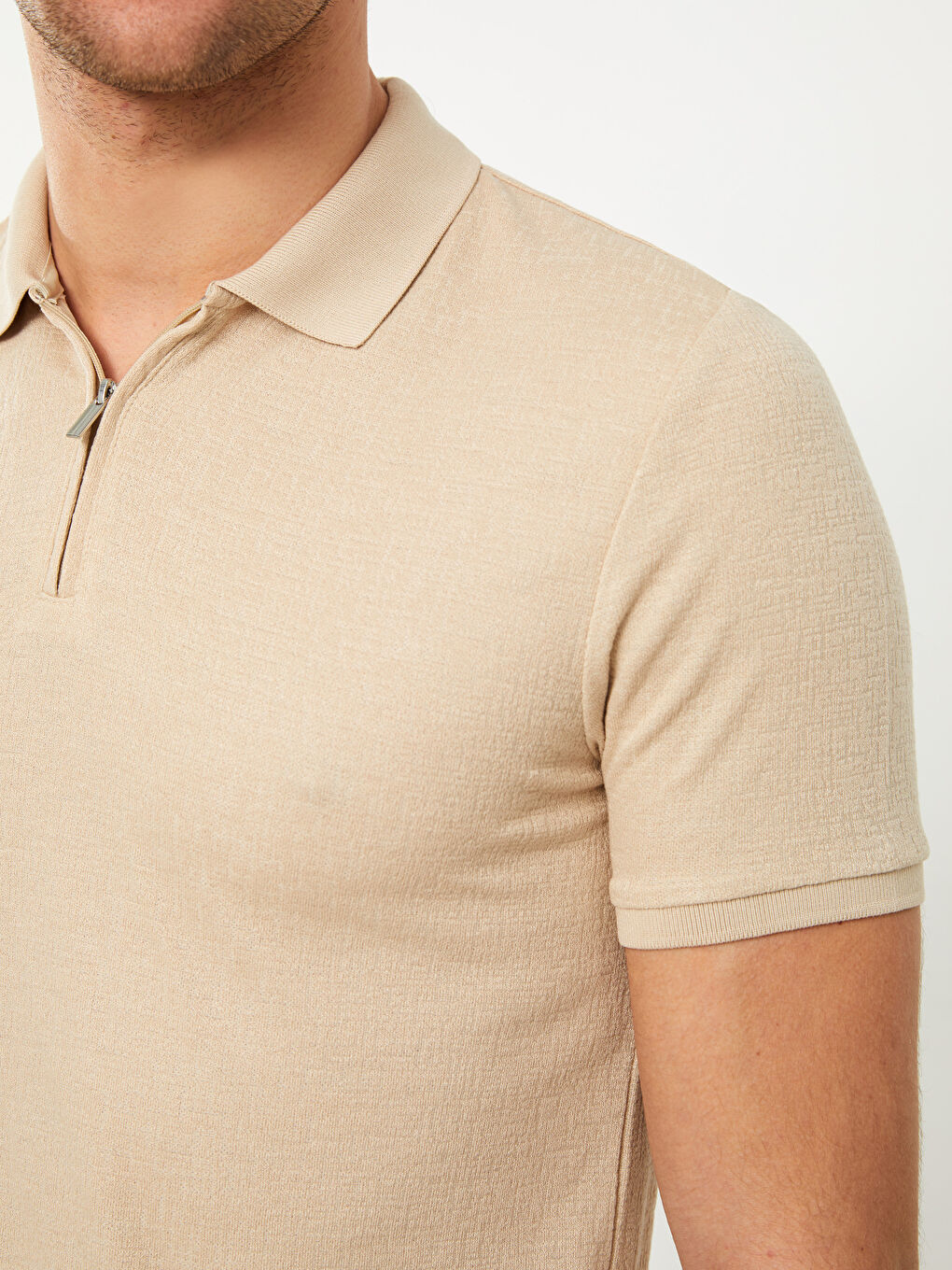 Tricou cu Guler Polo și Mânecă Scurtă pentru Bărbați-3