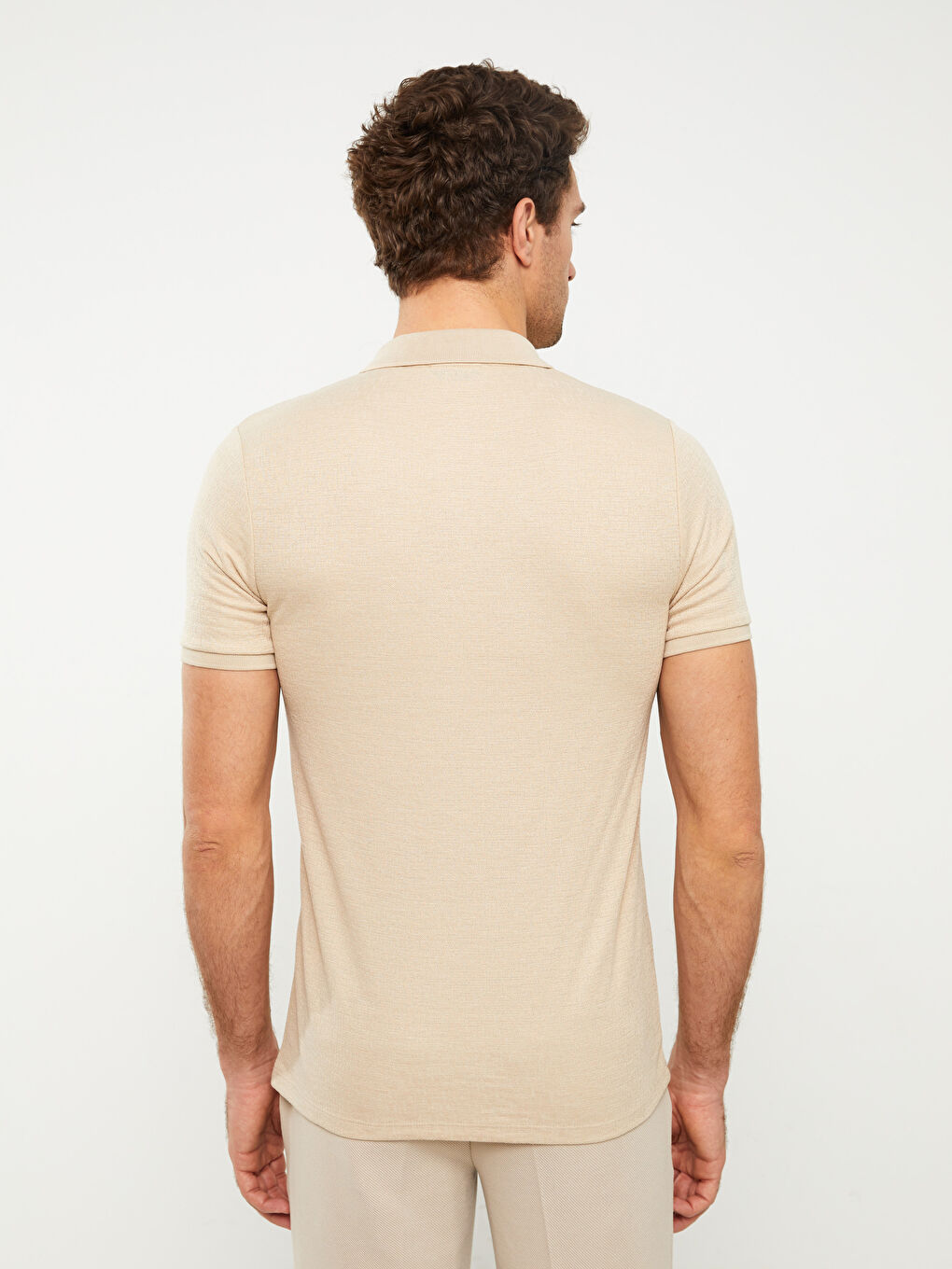 Tricou cu Guler Polo și Mânecă Scurtă pentru Bărbați-4