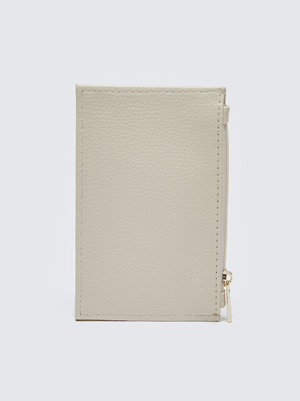 Bej Deri Görünümlü Kadın Kartlık-2