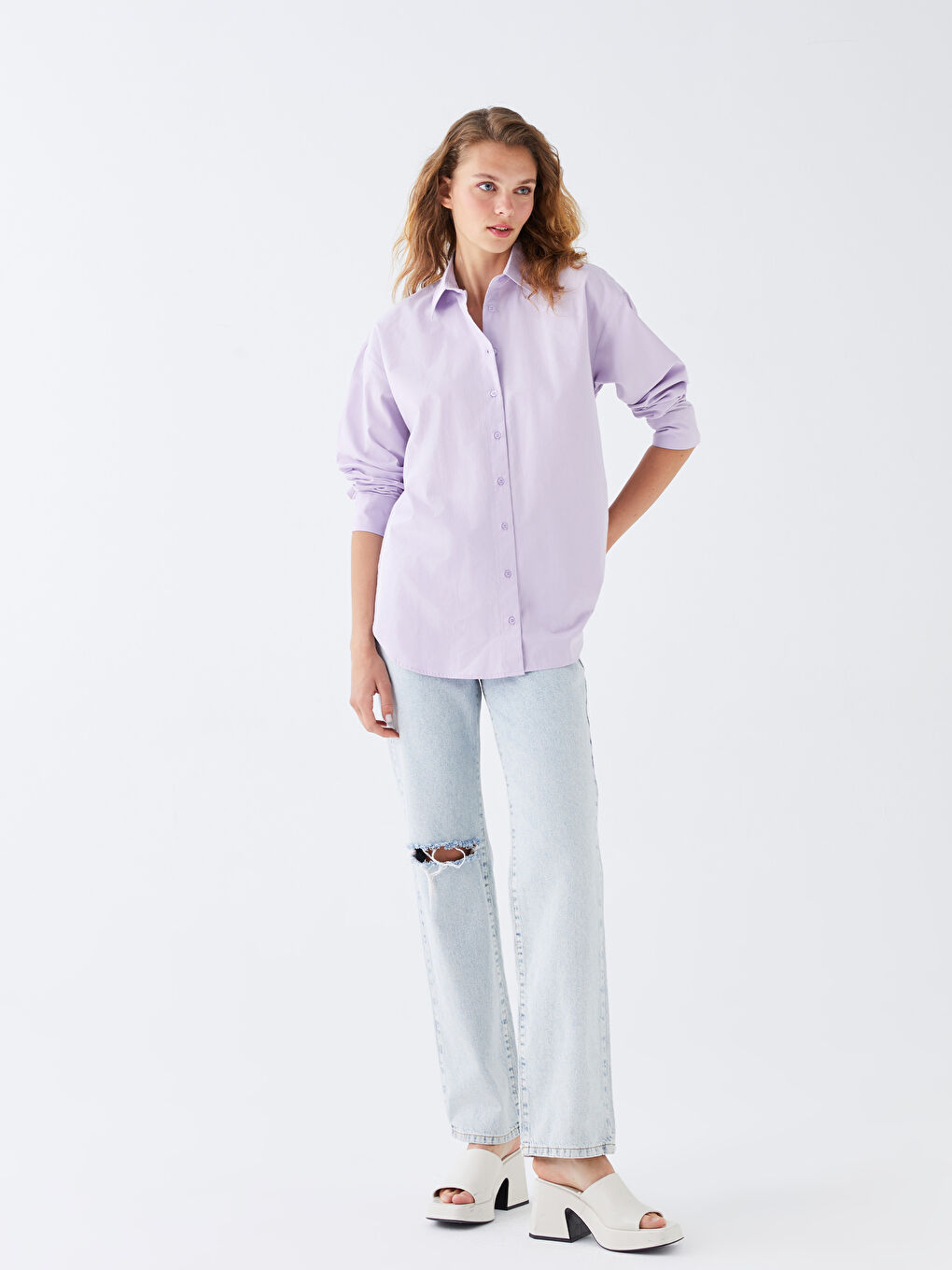 Poplin Women's Shirt-1