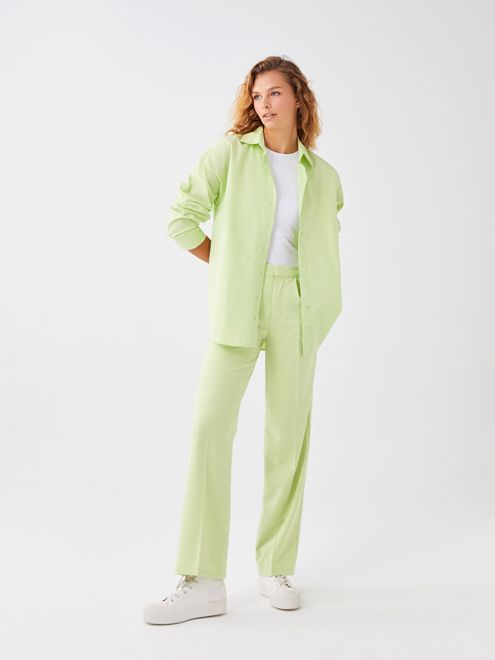 Поплиновая рубашка для женщин-2