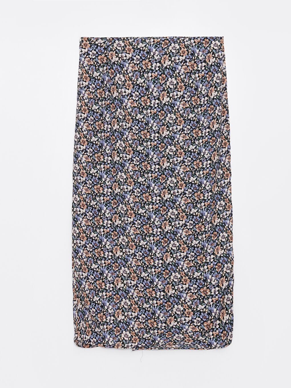 Patterned Slit Detail Women's Skirt-6