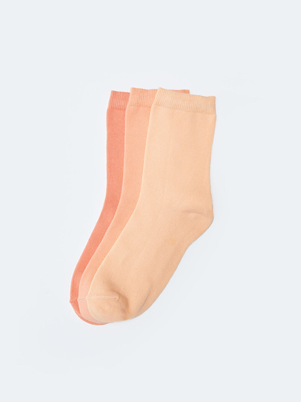 Women's Plain Ankle Socks 3-packs