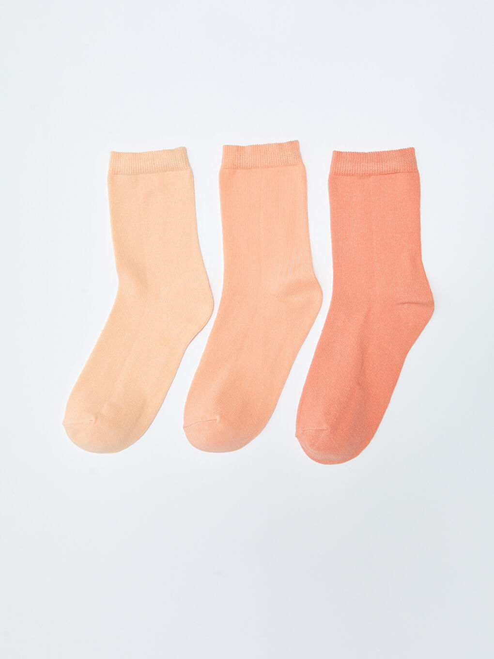 Women's Plain Ankle Socks 3-packs-1