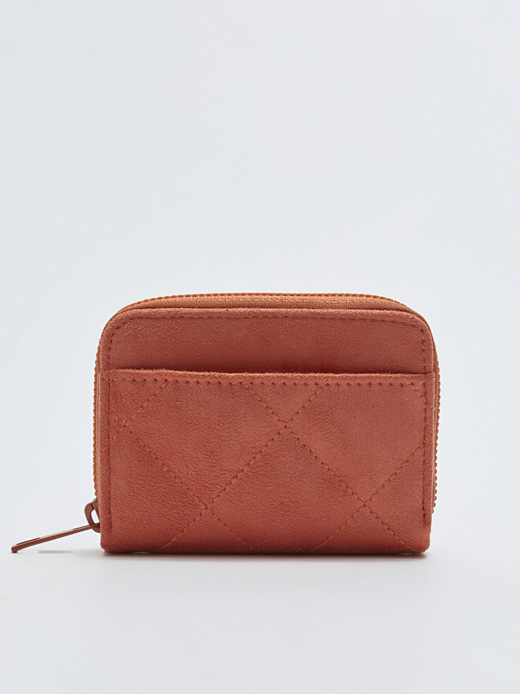 Mercan Kapitone Desenli Kadın Cüzdan