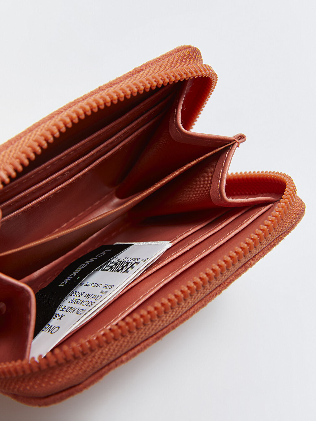 Mercan Kapitone Desenli Kadın Cüzdan-2