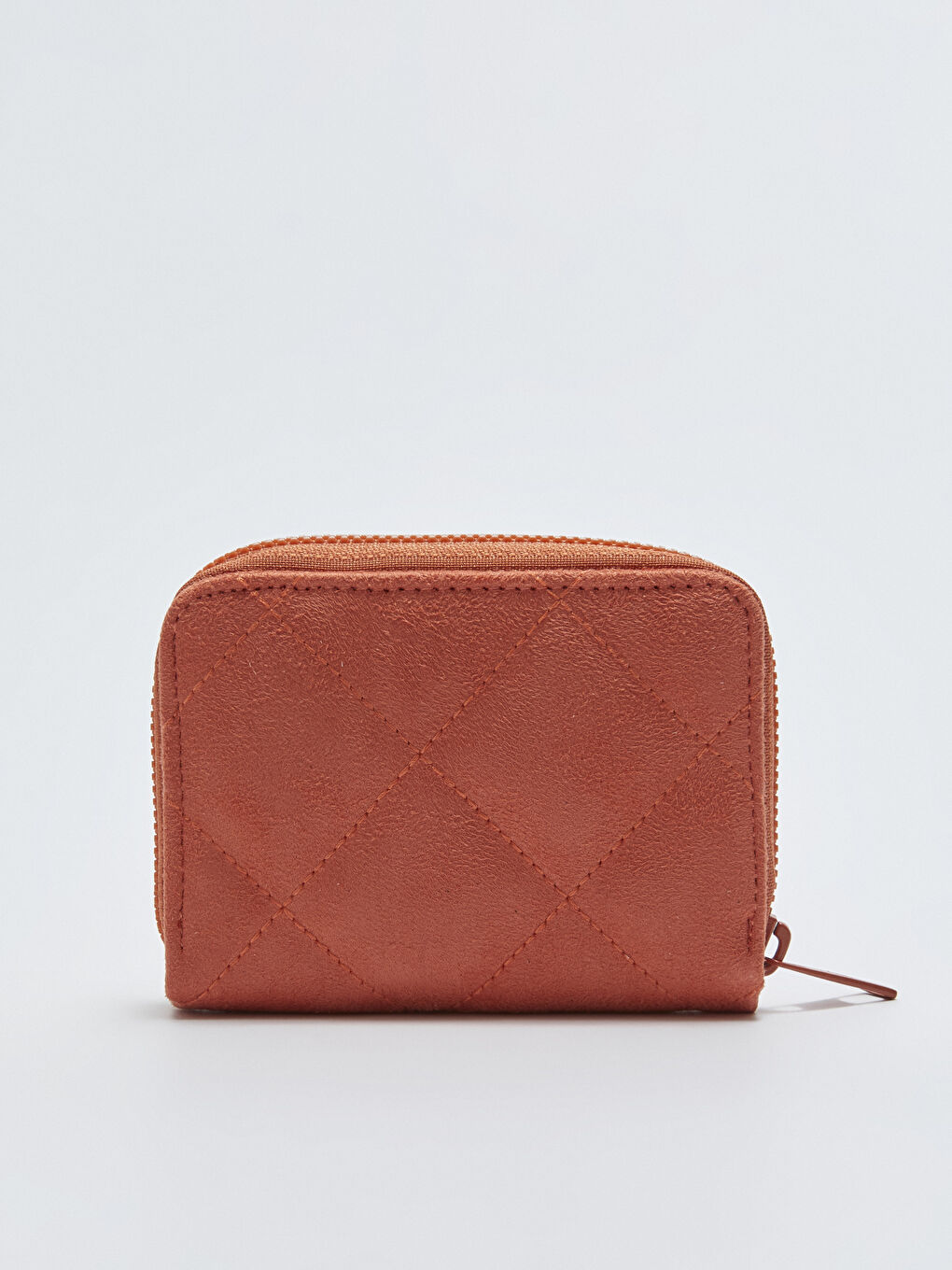 Mercan Kapitone Desenli Kadın Cüzdan-3