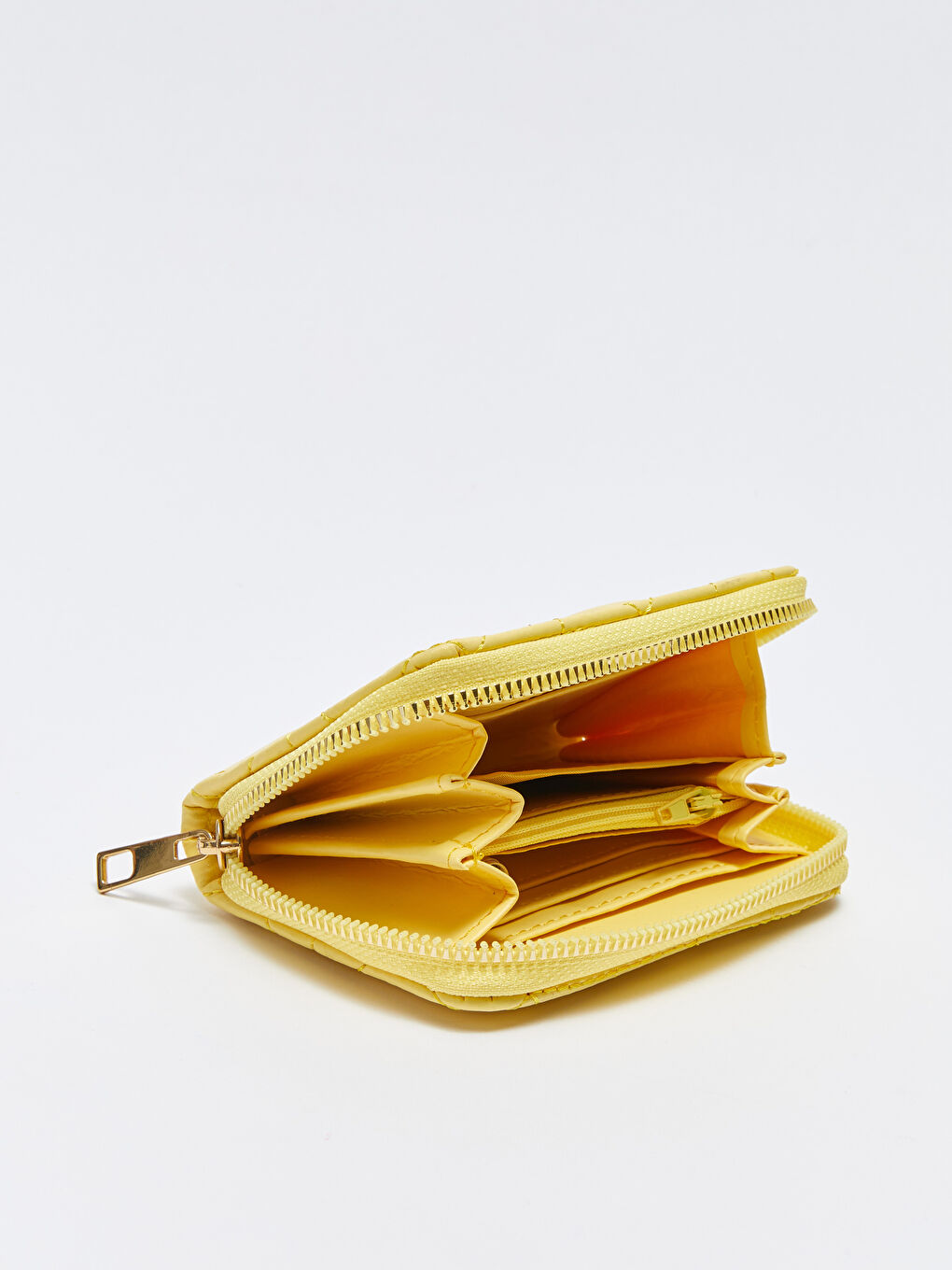 Leather Look Quilted Women Wallet-4