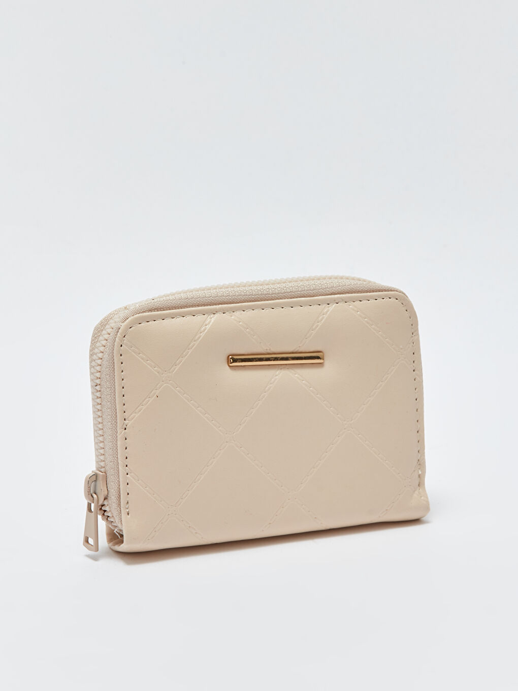 محفظة نسائية مبطنة بمظهر الجلد-1