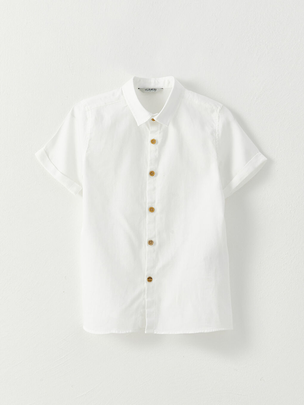 LCW ECO Basic Short Sleeve Boys' Shirt -S3CA28Z4-HVF