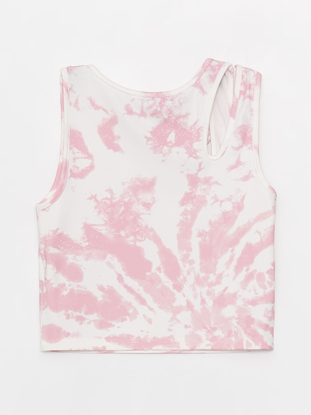 Crew Neck Tie-Dye Patterned Girl Athlete -S3CA44Z4-LT4