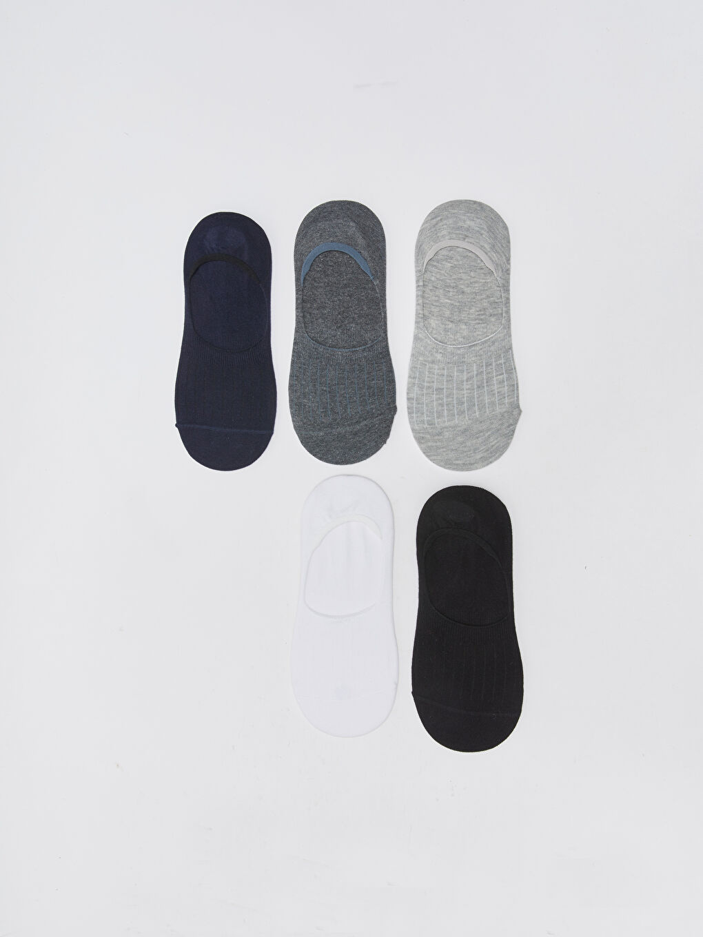 Men's Invisible Socks 5 Pack