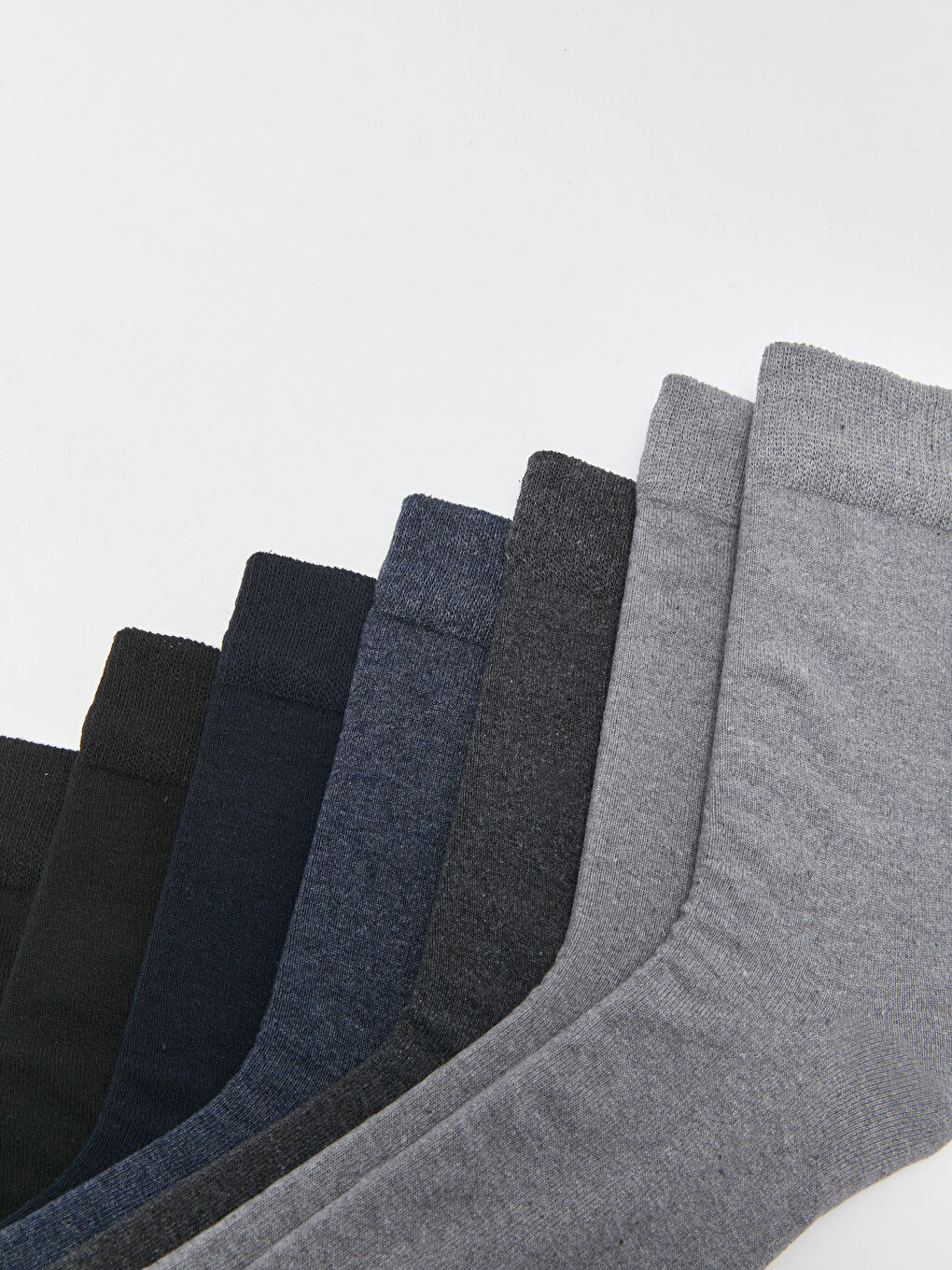Antrasit Erkek Soket Çorap 7'li-2