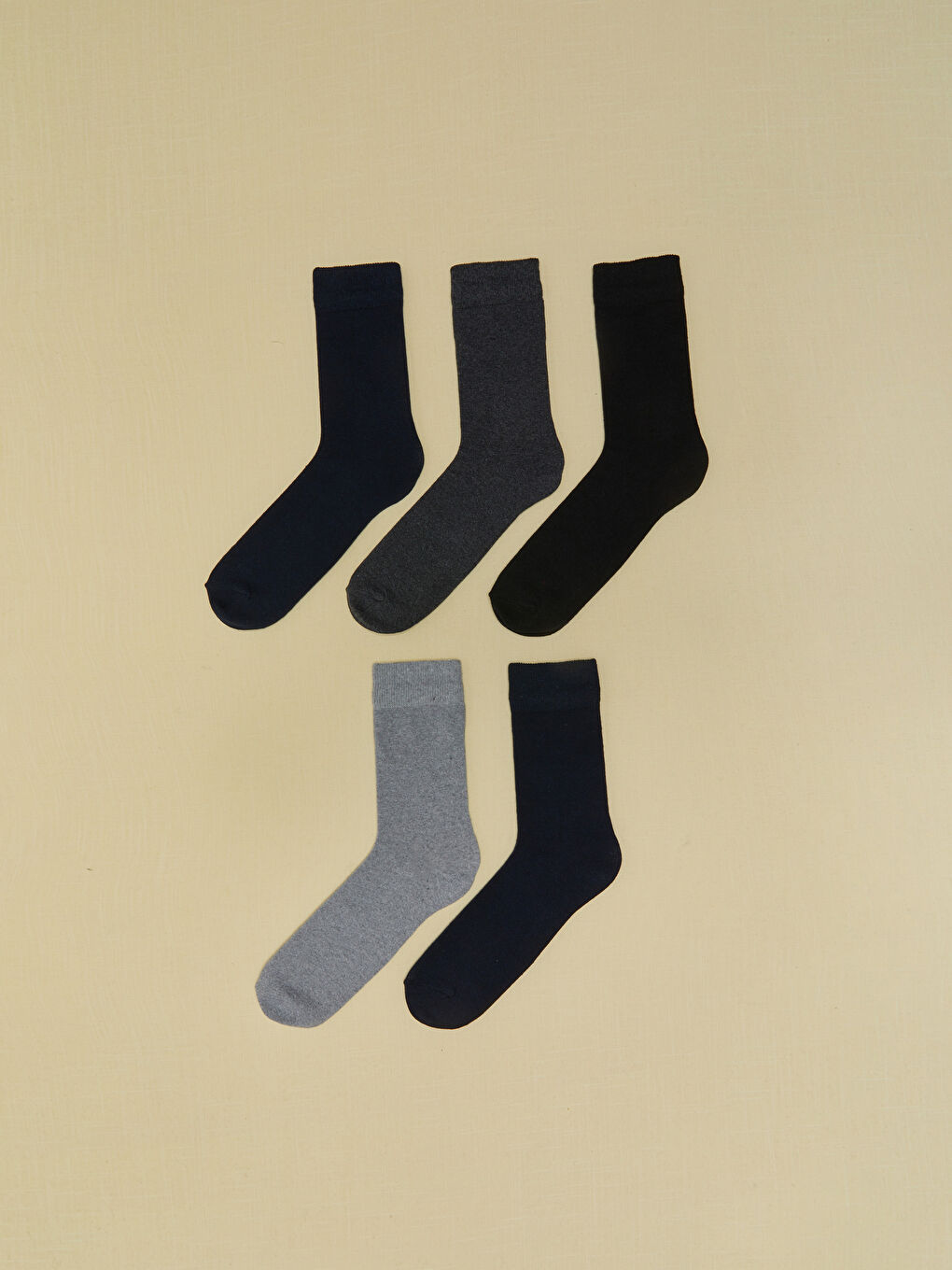 جوارب الكاحل للرجال - عبوة ٥ قطع