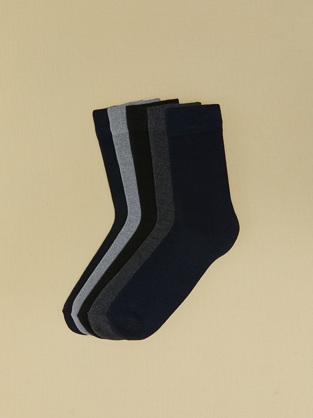 جوارب الكاحل للرجال - عبوة ٥ قطع-1