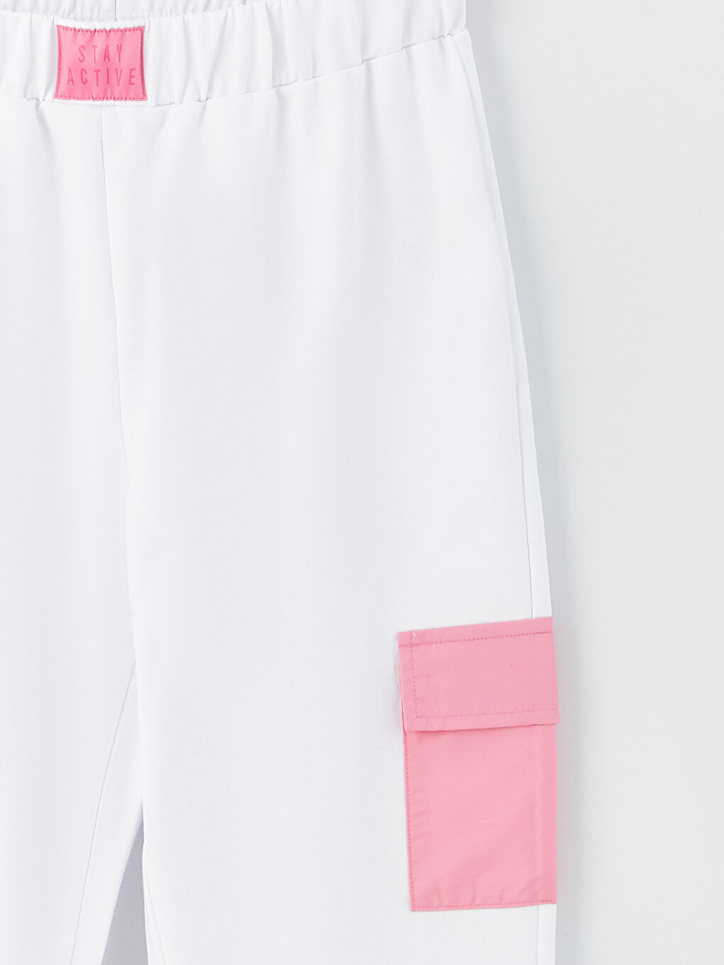 серпімді белдік қыз балалар джоггер спорттық шалбары-3