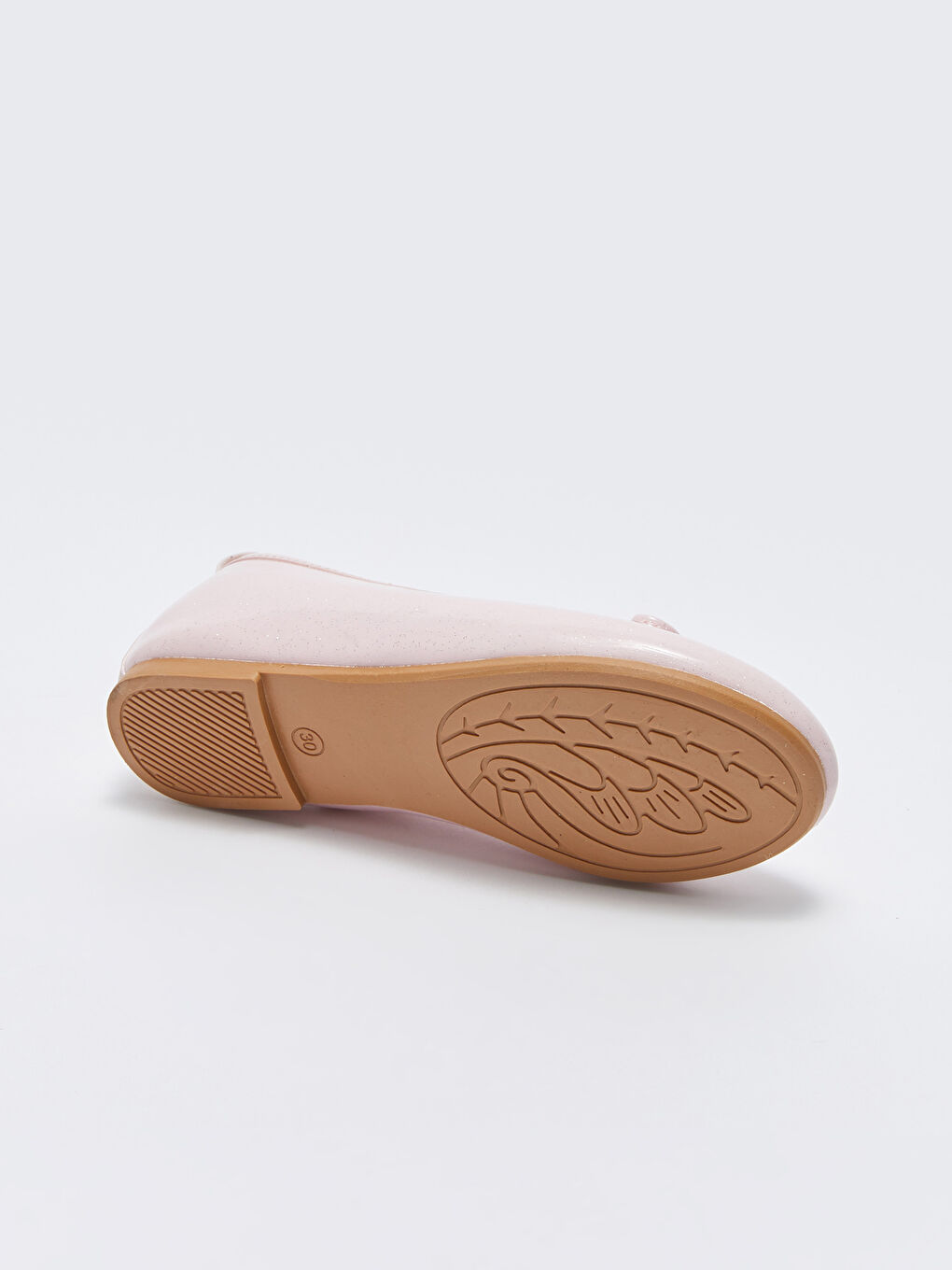 Pembe 25-30 Numara Fiyonk Detaylı Simli Kız Çocuk Babet-3