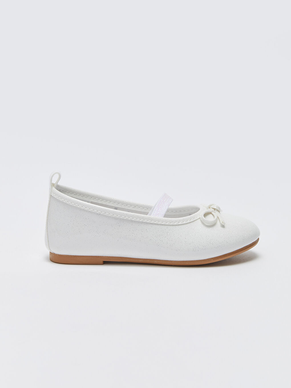 LCW STEPS Number 25-30 Bow Detailed Silvery Girls' Flats -S3CA60Z4-J5E