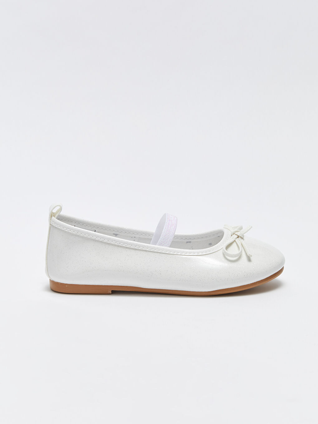 Chaussure Plate pour Fille avec Détail Nœud-1