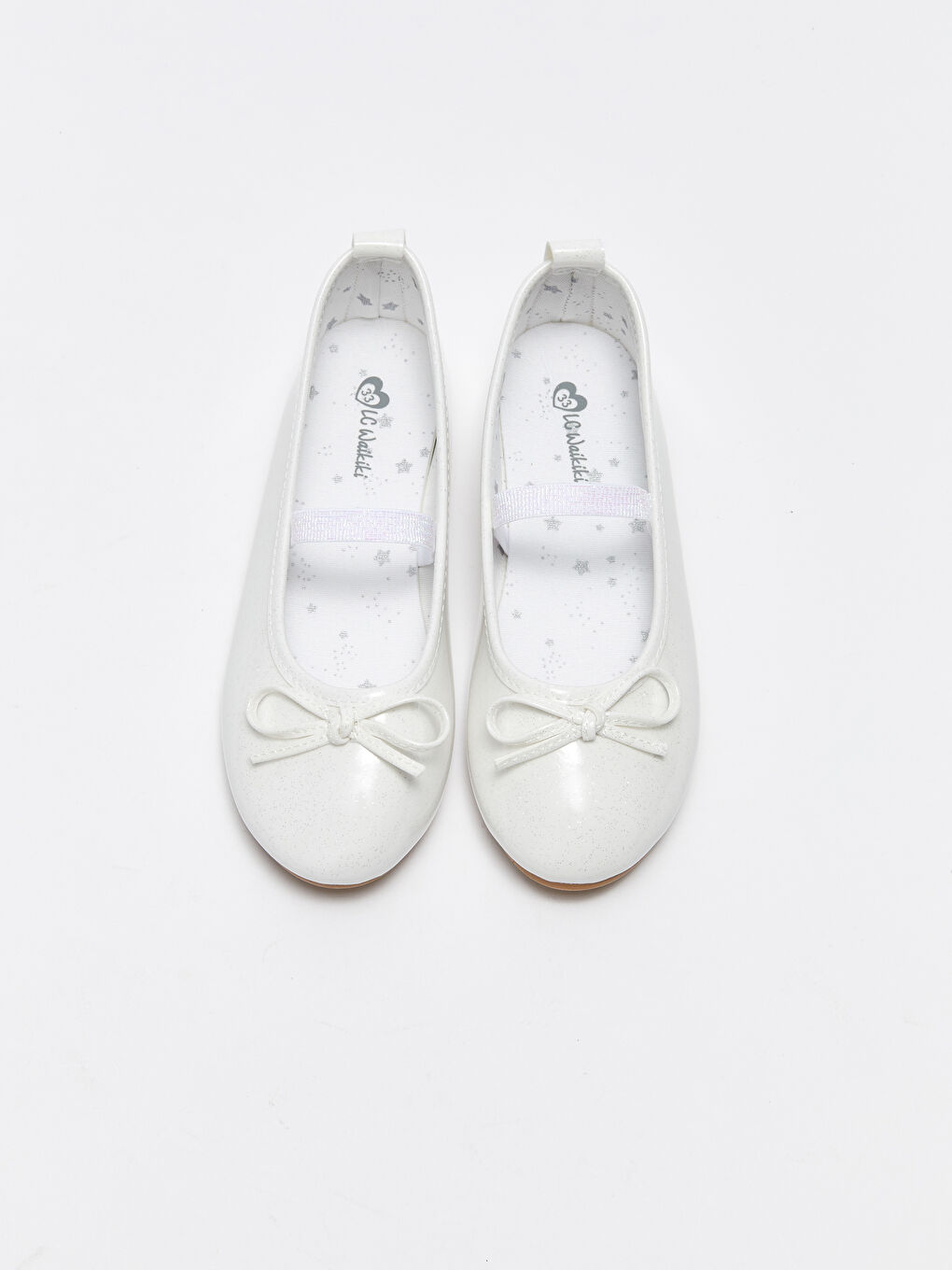 Chaussure Plate pour Fille avec Détail Nœud-2