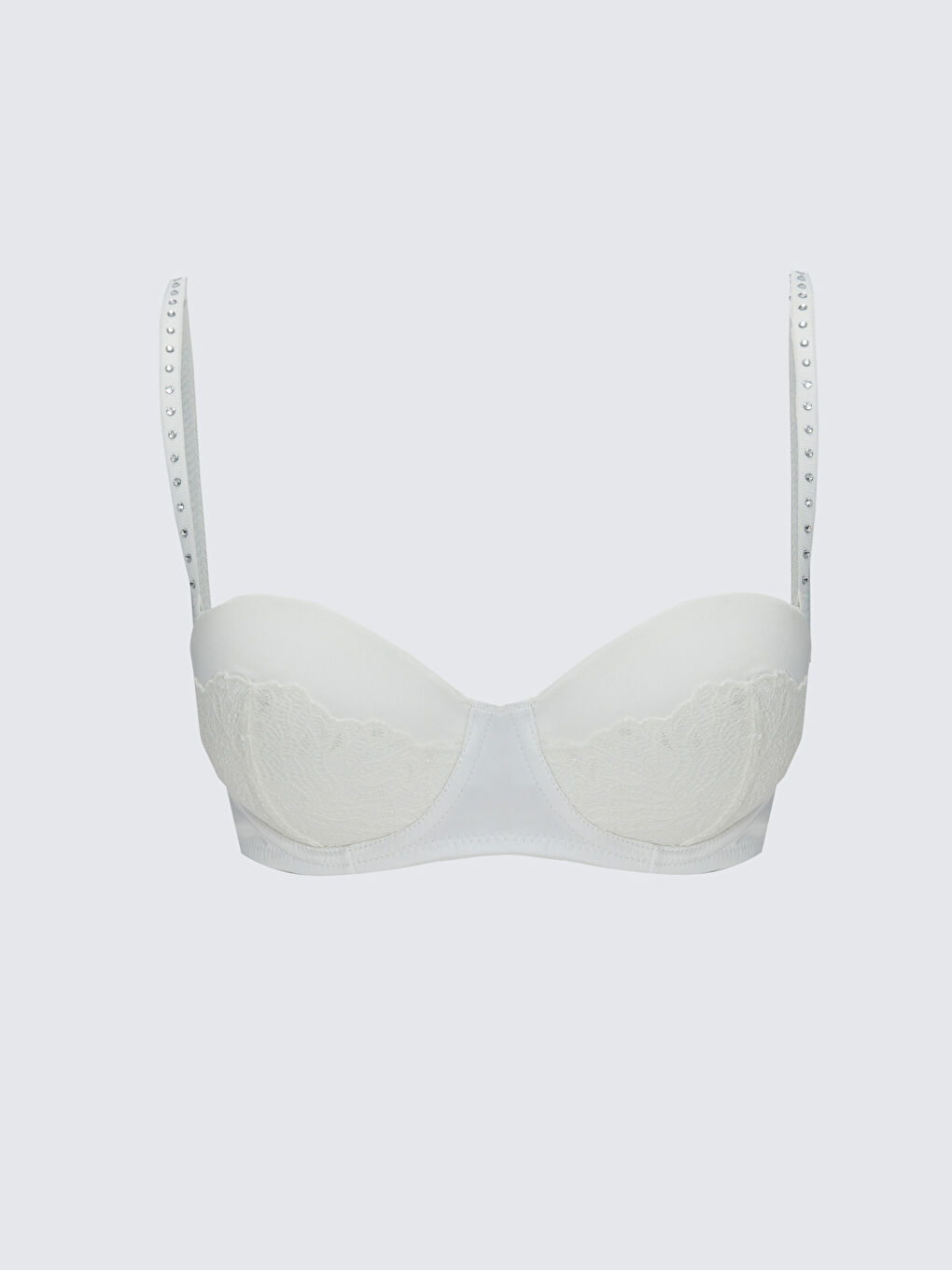 Underwire Half Padded Lace Fantasy Strapless Bra -S3CA93Z8-FDU