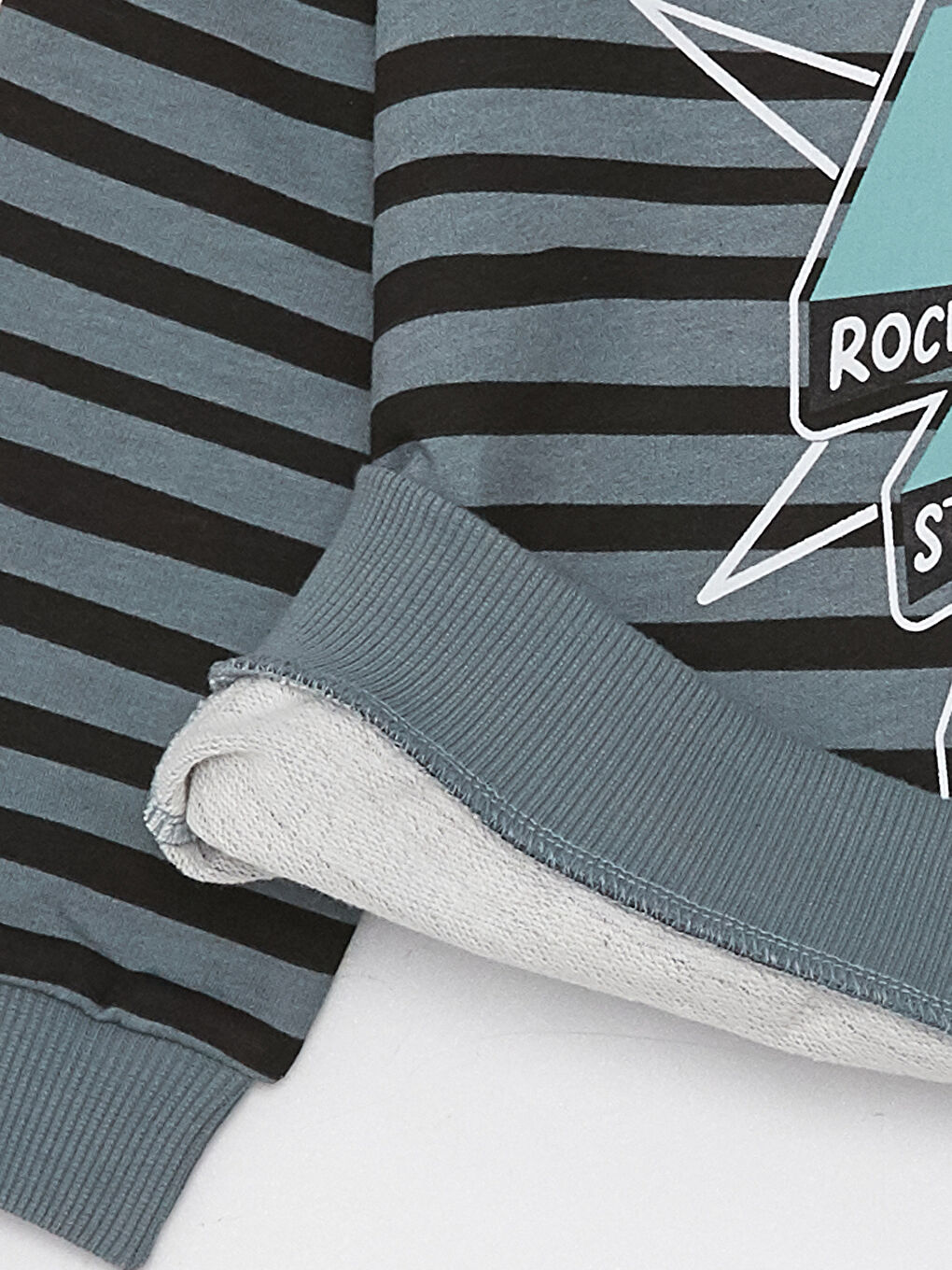 سويت شيرت أولاد رضع مطبوع بياقة دائرية-5