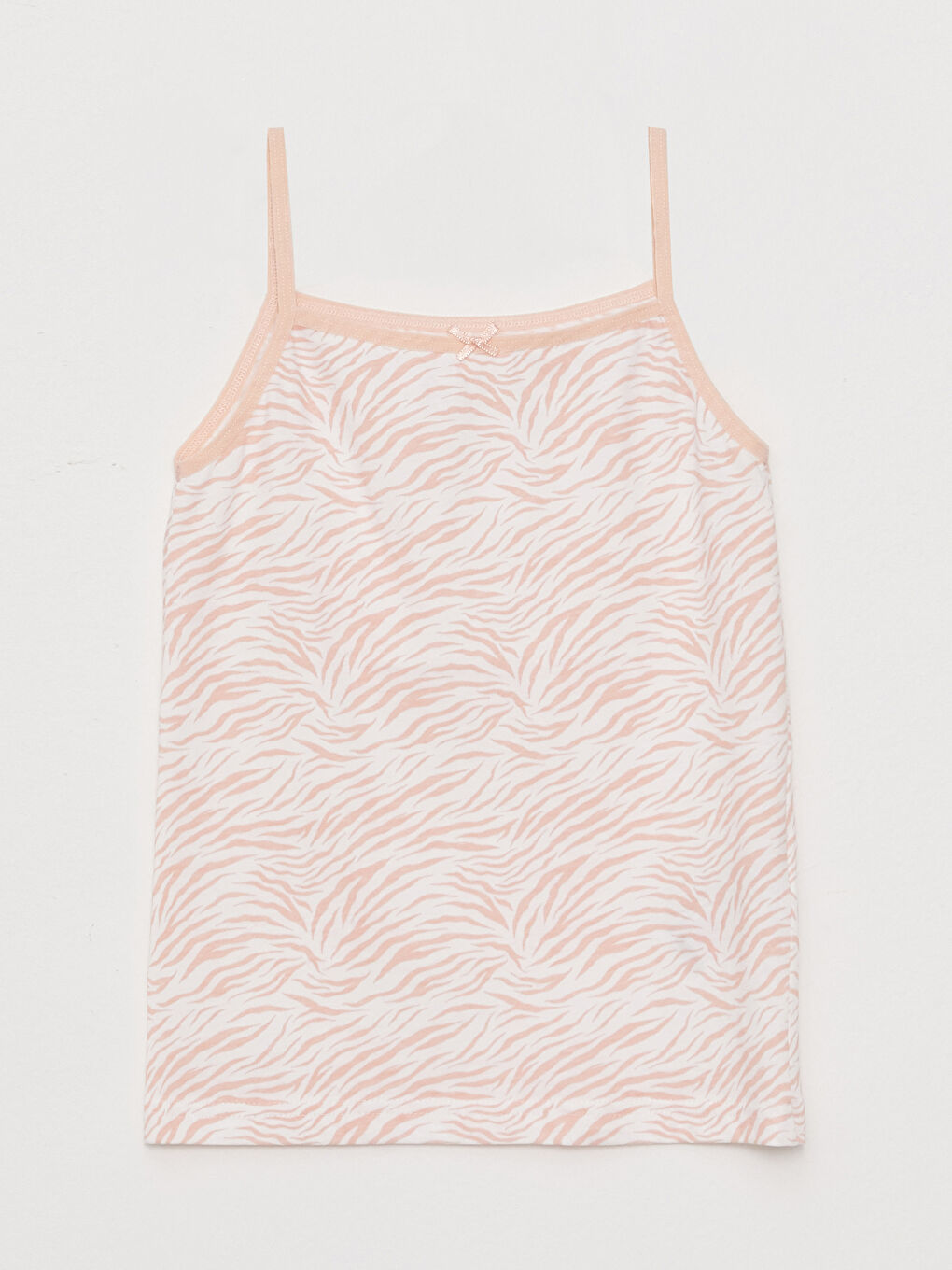 Square Collar Printed Strap Girls Athlete