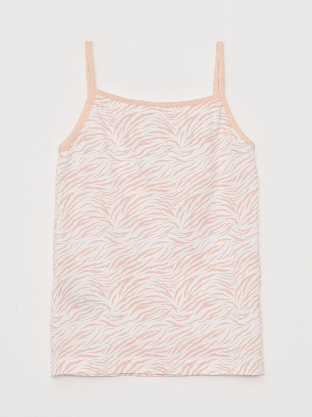 Square Collar Printed Strap Girls Athlete-1