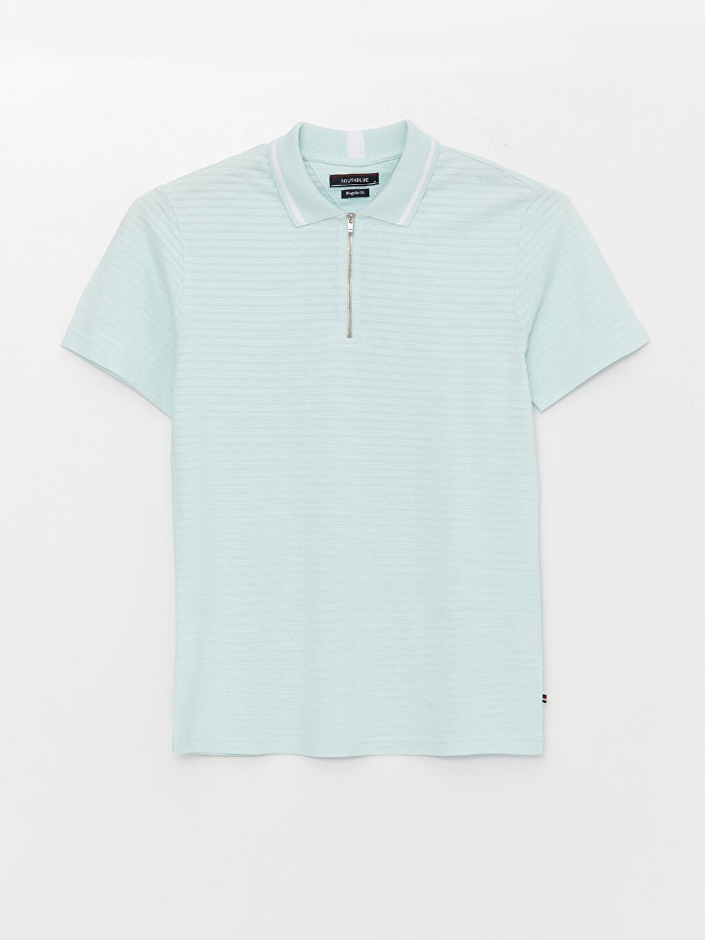 Polo Neck Short Sleeve Jersey Men's T-Shirt-5