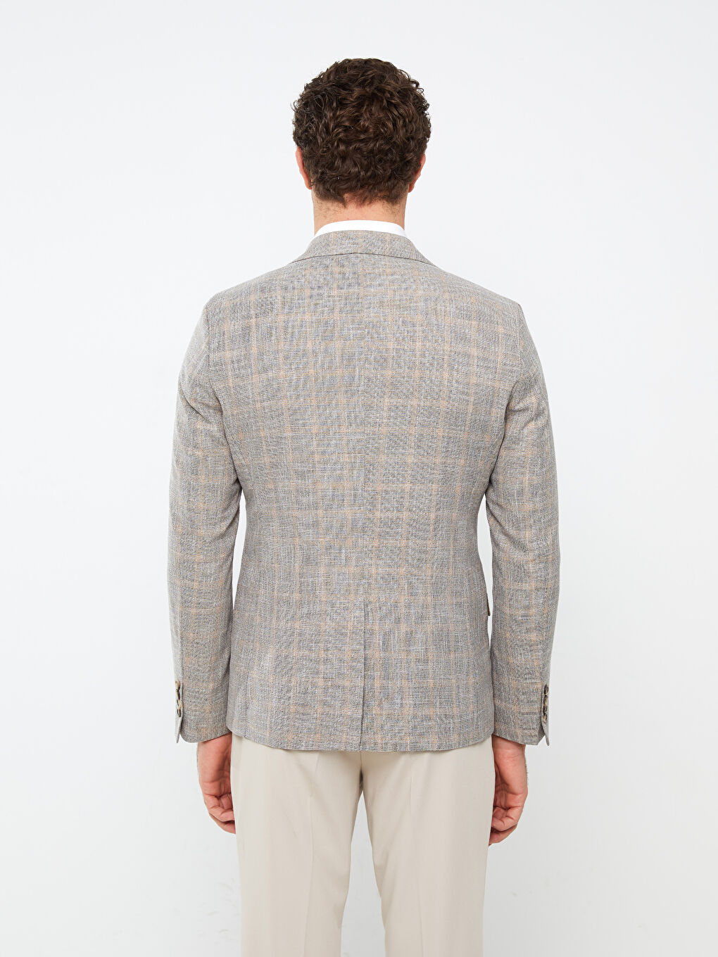 Slim Fit Men's Blazer Jacket-4