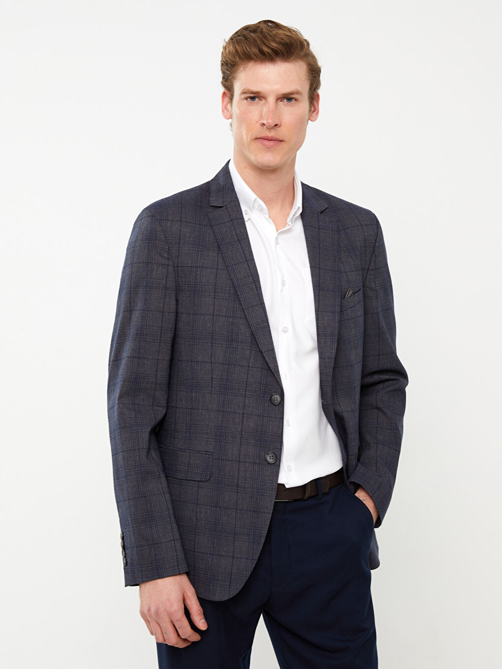 LCWAIKIKI Classic Regular Fit Men's Blazer Jacket -S3CB45Z8-GDU