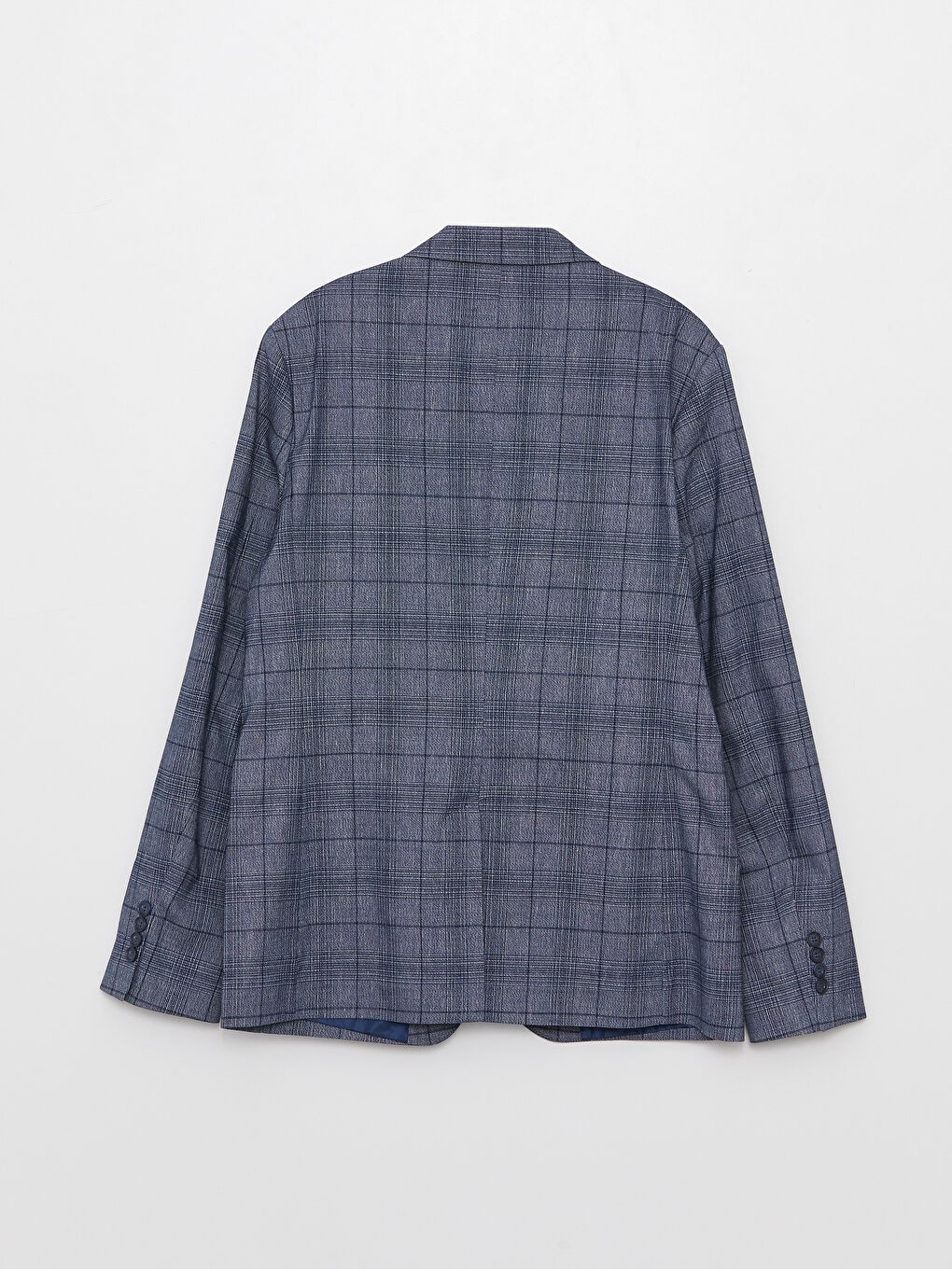 Lacivert Standart Kalıp Erkek Blazer Ceket-6
