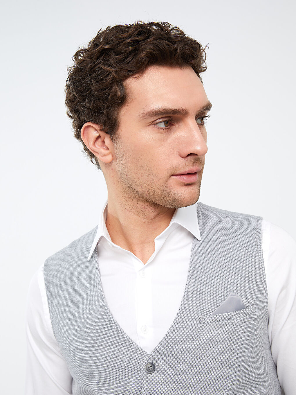 LCWAIKIKI Classic Slim Fit Classic Men's Vest -S3CB48Z8-GDU
