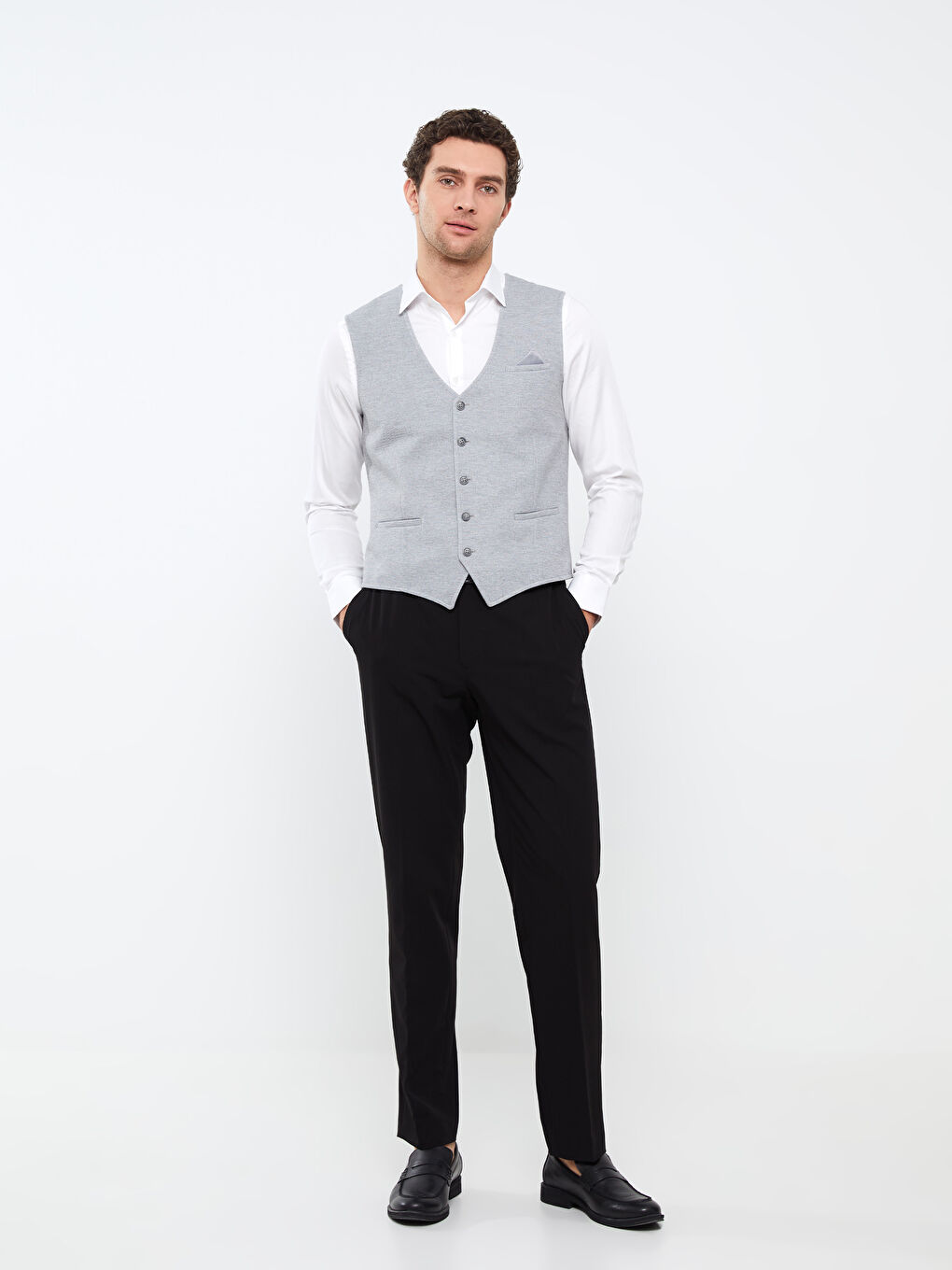 LCWAIKIKI Classic Slim Fit Classic Men's Vest -S3CB48Z8-GDU