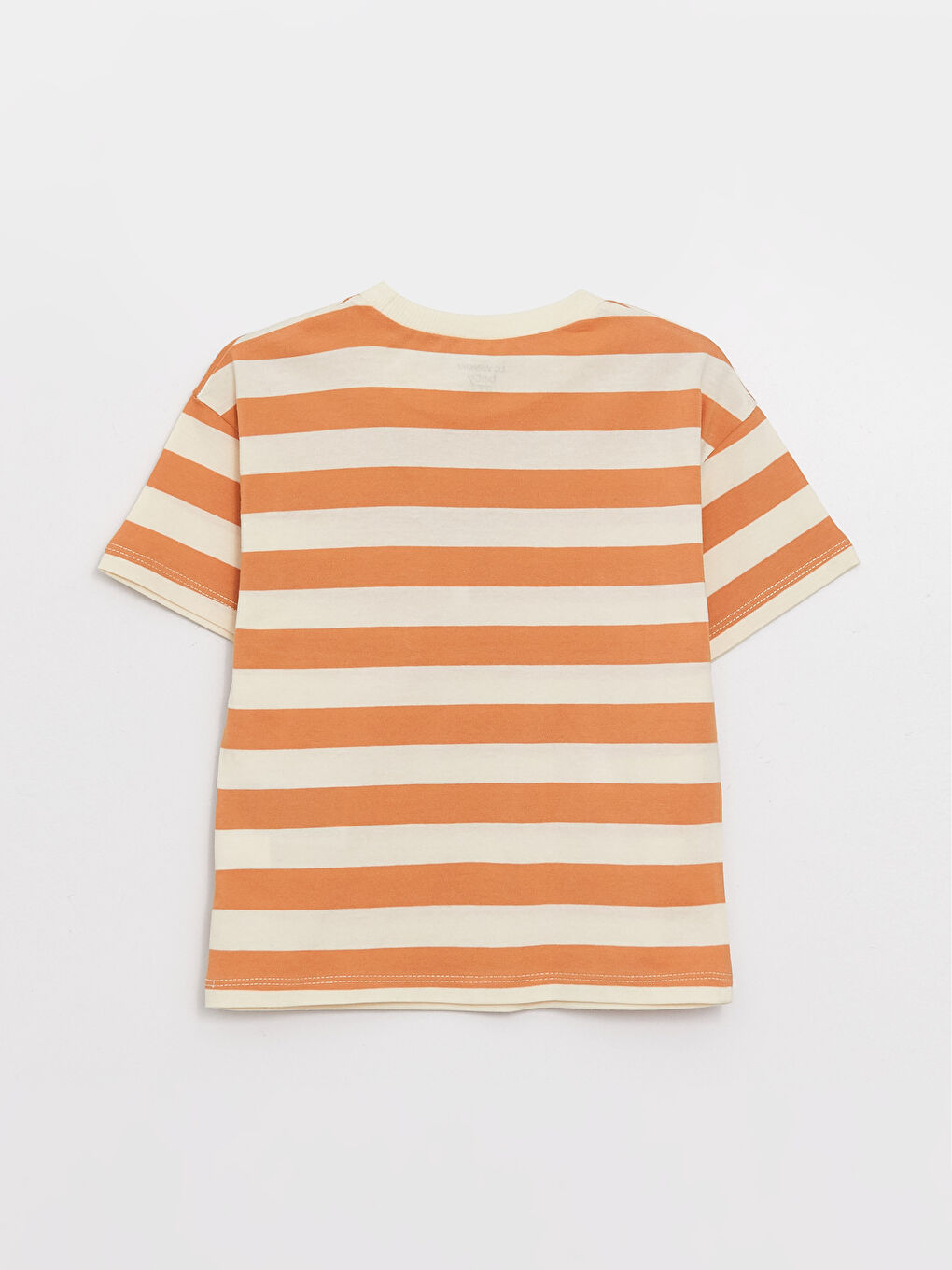 تيشيرت للأولاد الرضع بياقة دائرية وكم قصير-3