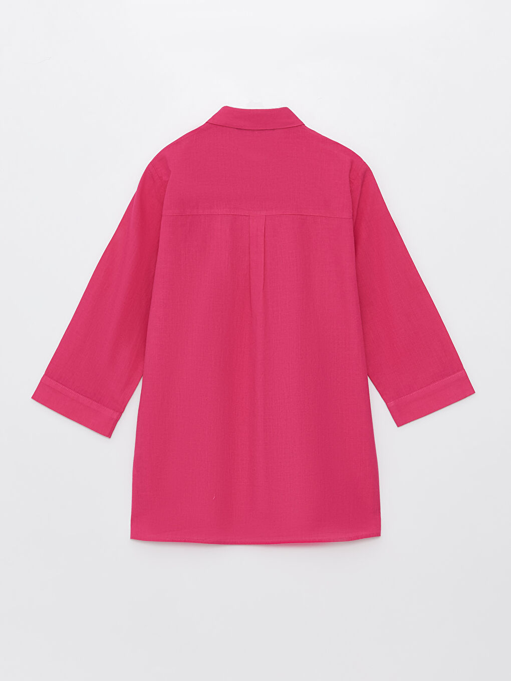 Plain Women's Shirt with Pocket Detail-6