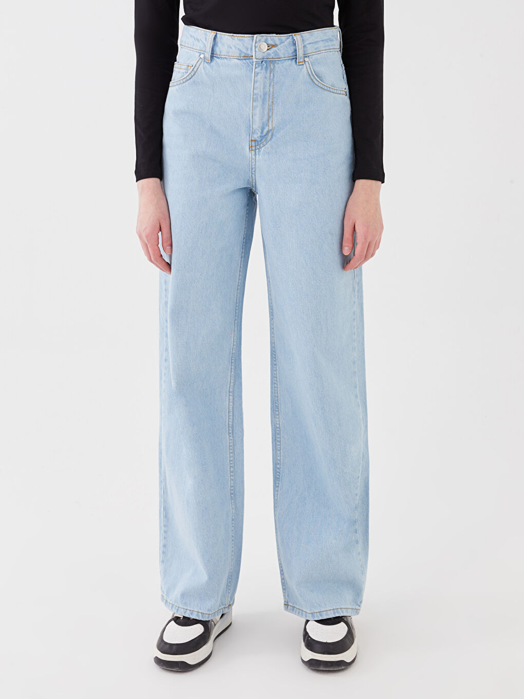XSIDE High Waisted Wideleg Women's Jeans -S3CB69Z8-K9M