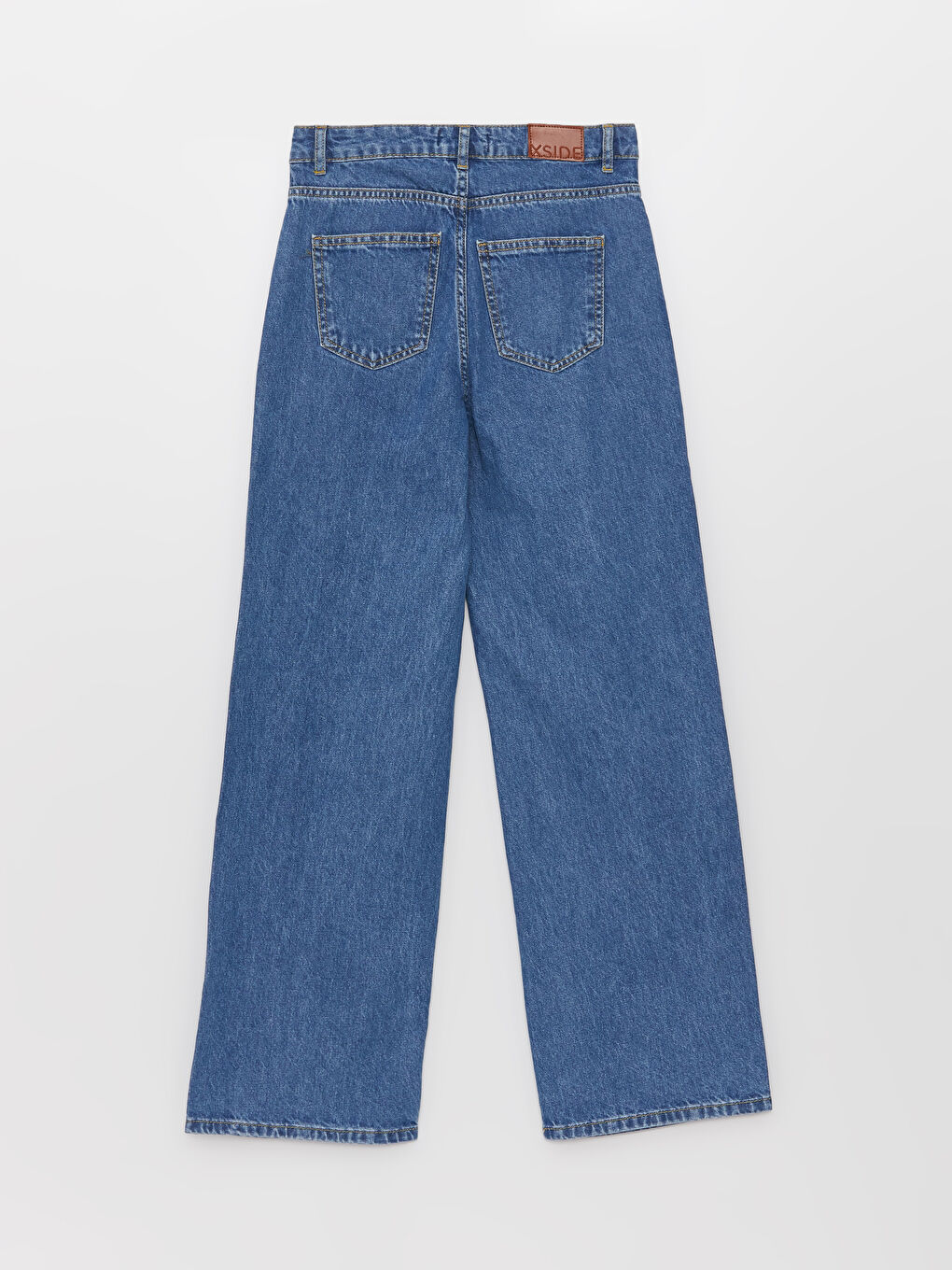 High Waisted Wideleg Women's Jeans-1