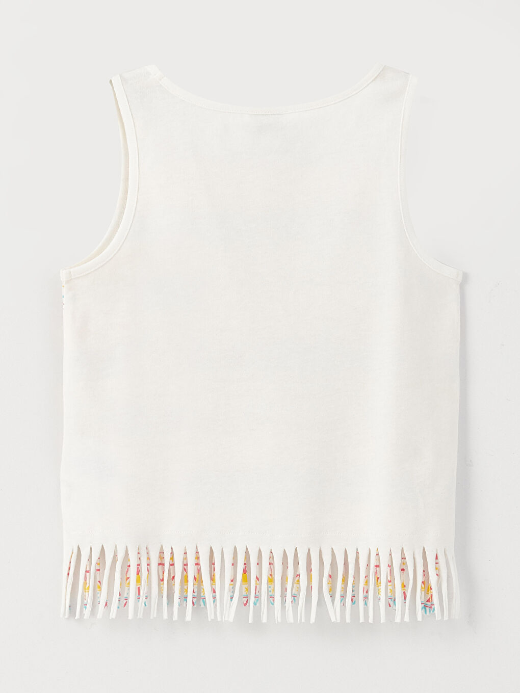 LCW Kids Crew Neck Printed Girls' Tank Top -S3CB98Z4-R9J
