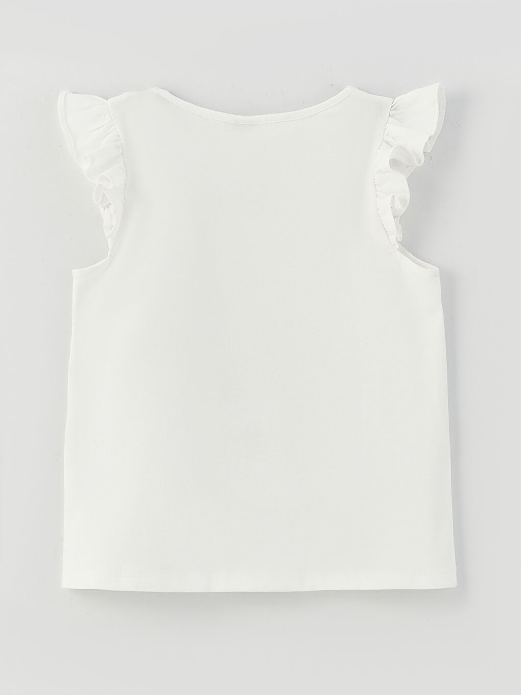 Maiou cu Guler Rotund Imprimat pentru Fete-1