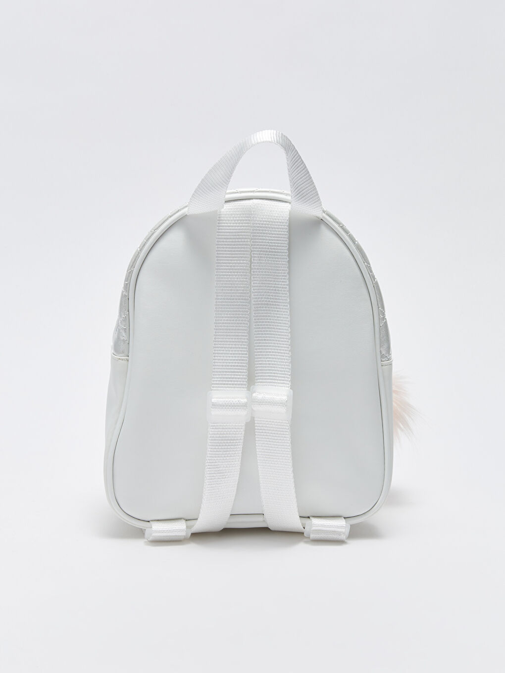 Beyaz Kapitoneli Kız Çocuk Sırt Çantası-2