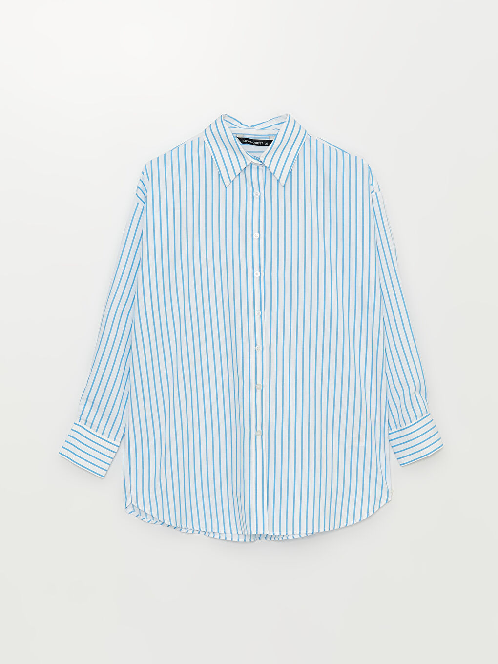 Striped Long Sleeve Women's Shirt-5