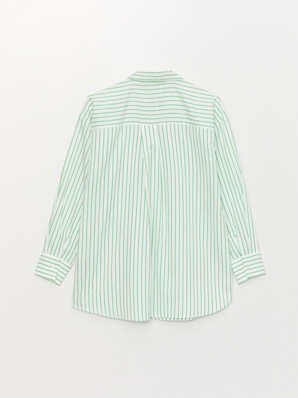 Gestreiftes Langarm-Oversize-Hemd für Damen-6
