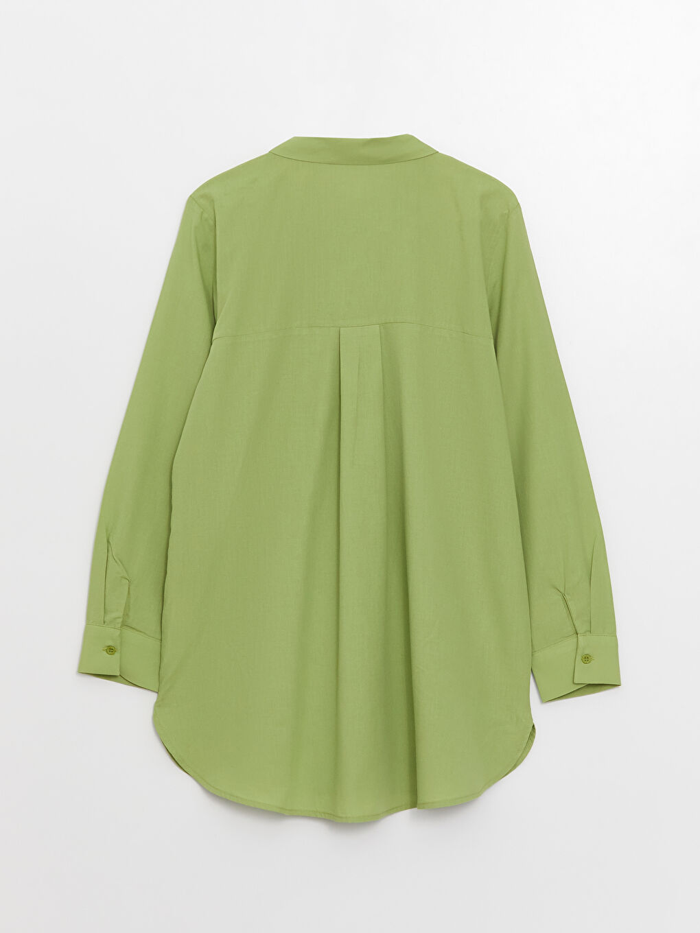 Plain Long Sleeve Women's Shirt Tunic-6