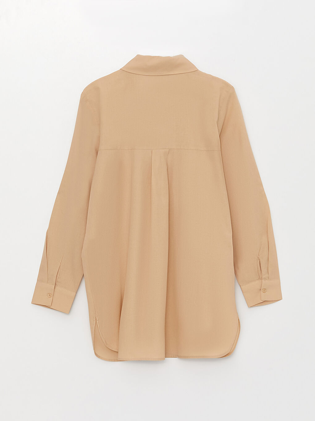 Plain Long Sleeve Women's Shirt Tunic-6