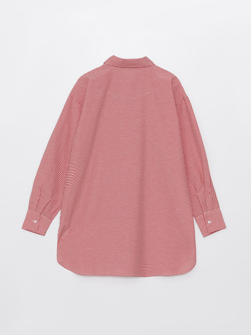 Tunique Chemise à Manches Longues Écossais pour Femmes-6