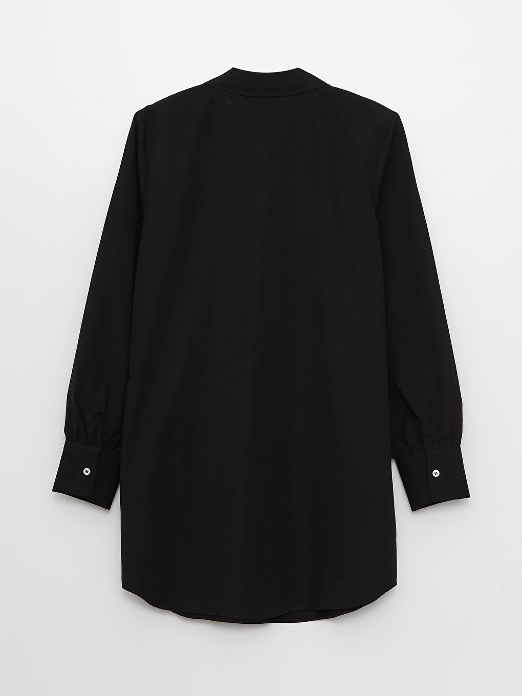 Plain Long Sleeve Women's Shirt Tunic-6