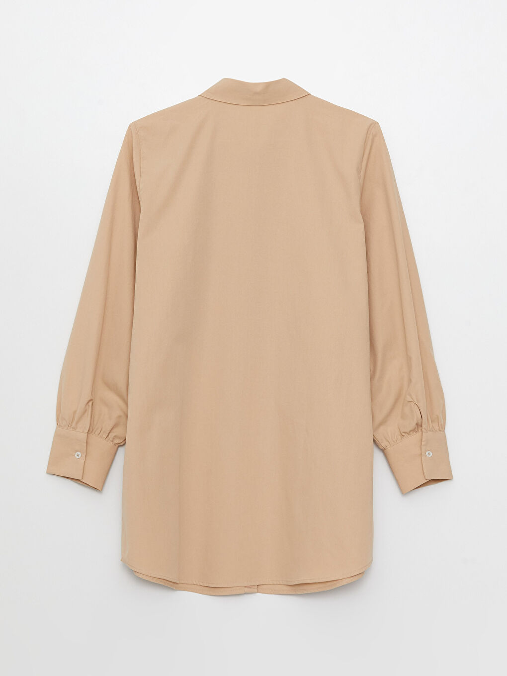 әйелдерге арналған өрнексіз ұзын жең жейде туника-6