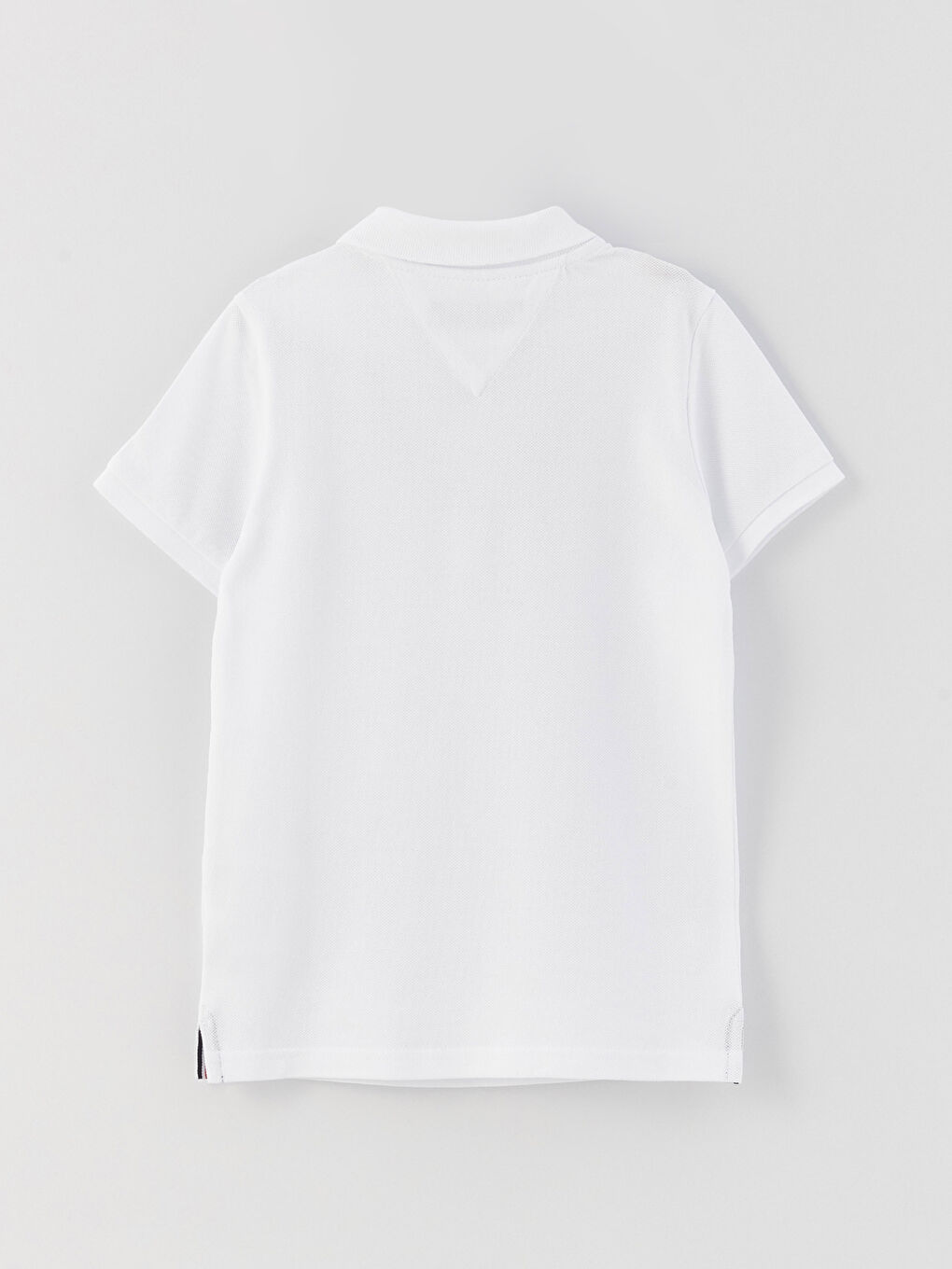 Polo Neck Basic Short Sleeve Girls' T-Shirt -S3CC73Z4-Q6K