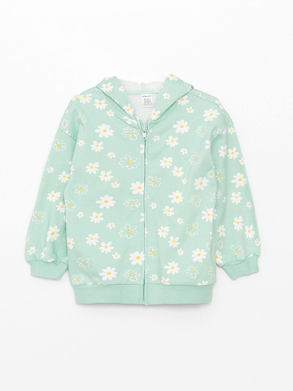 طقم رياضي بناتي رضيع كم طويل بكابوش-1